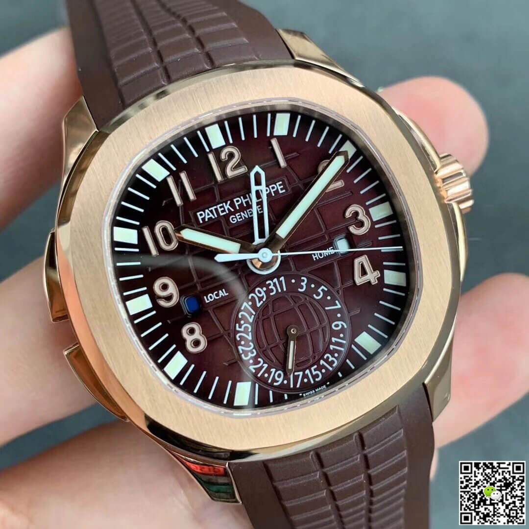 Patek Philippe Aquanaut 5164R-001 GR Factory Rose Gold Brown Dial