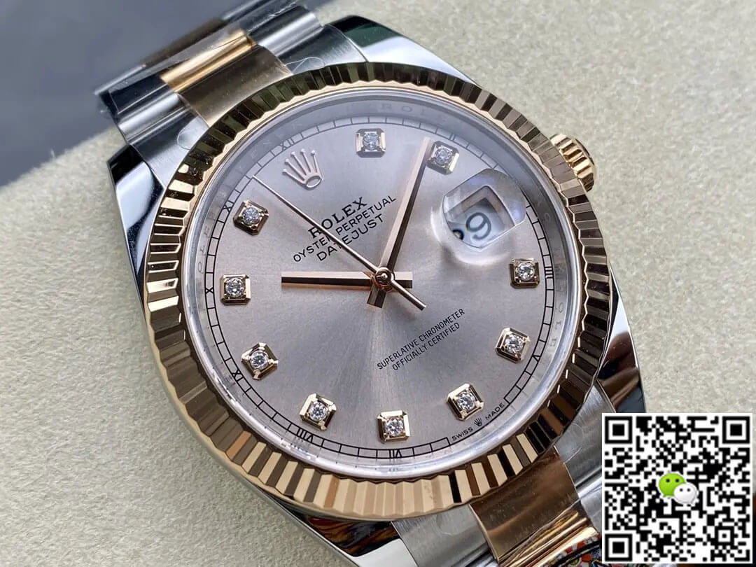 Rolex Datejust 41MM M126331-0007 Clean Factory Rose Gold