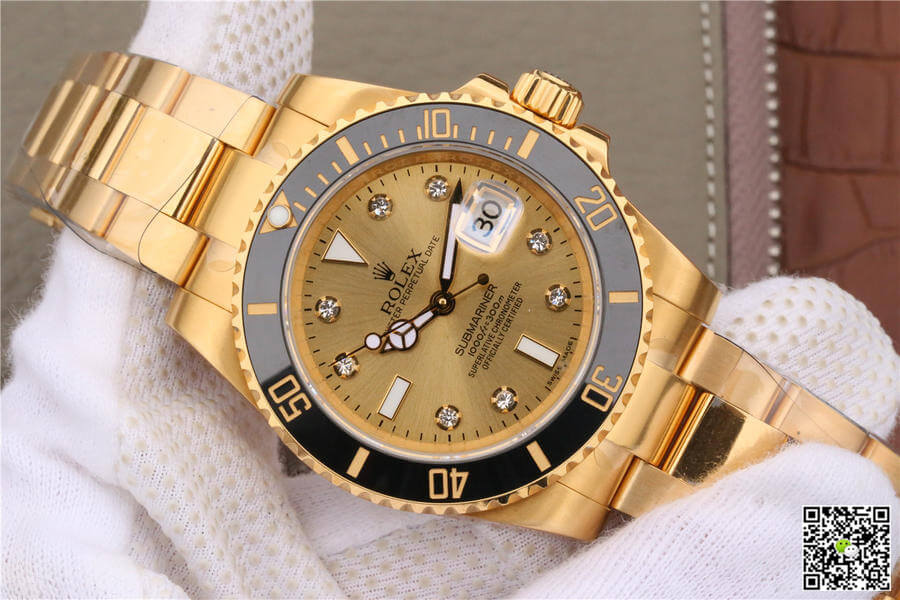 Rolex Submariner 116618 Noob Factory V7 All-Inclusive Gold