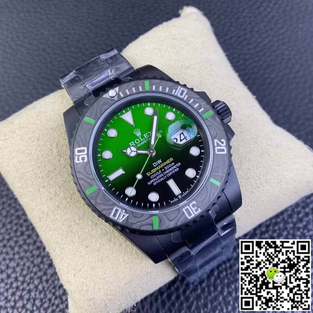Rolex Submariner VS Factory Carbon Fiber Green Gradient Dial