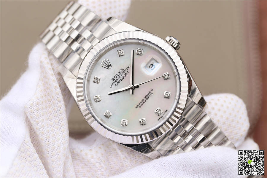 Rolex Datejust M126334-0020 EW Factory White Mother-Of-Pearl Dial