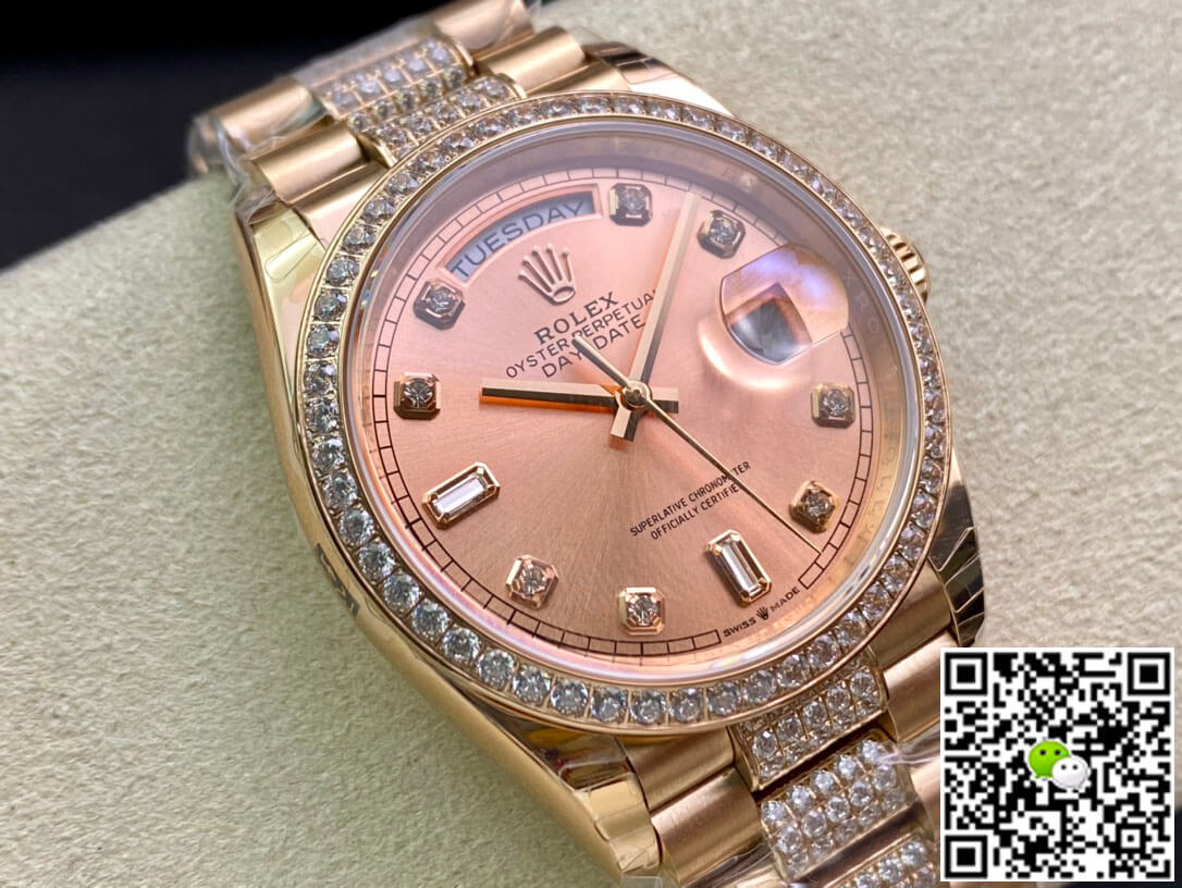 Rolex Day Date M128345RBR-0020 EW Factory Rose Gold