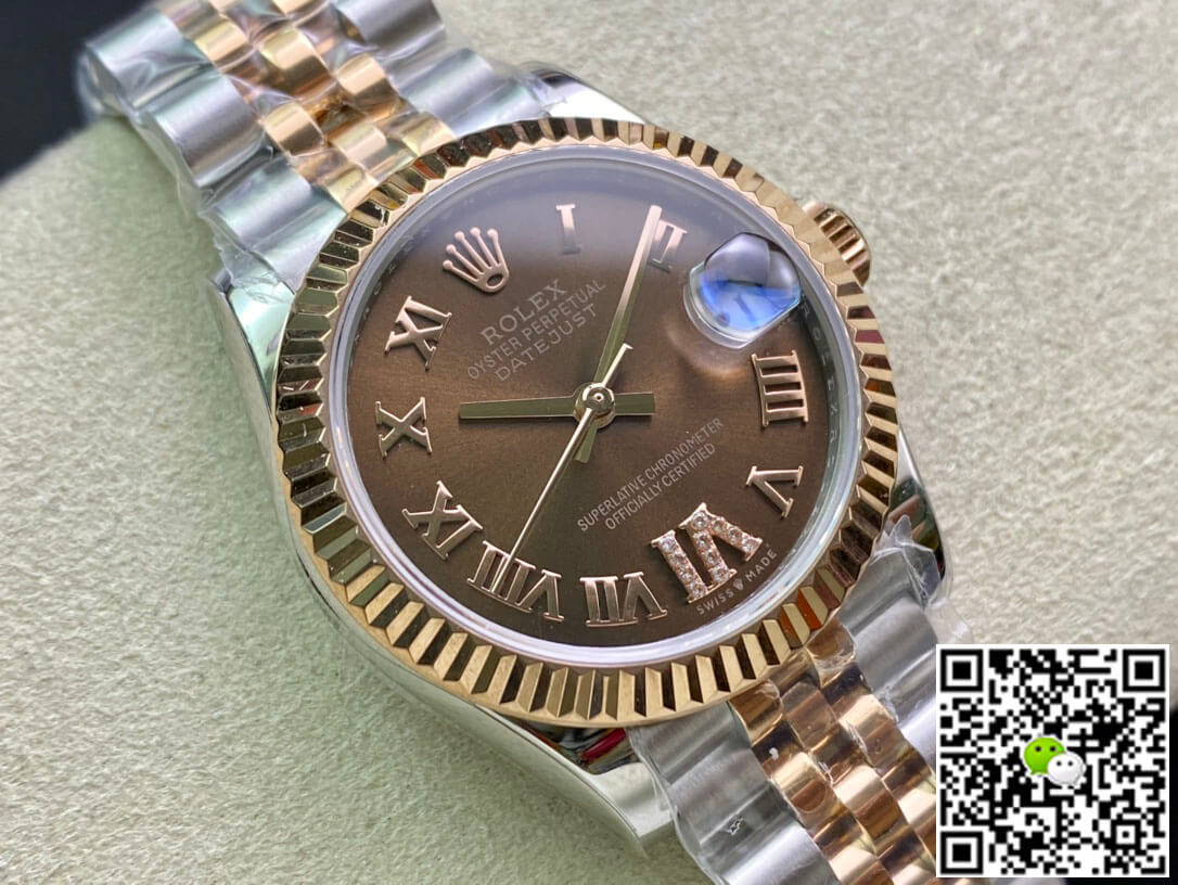 Rolex Datejust M278271-0004 31MM EW Factory Rose Gold