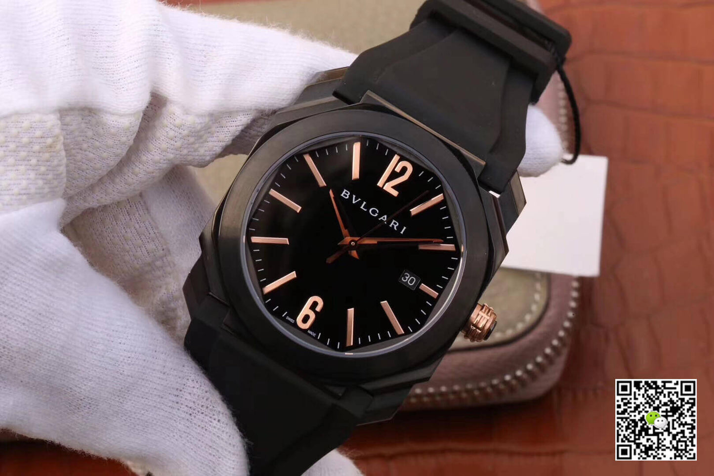 Bvlgari Octo 102581 BGO41BBSVD Black Dial