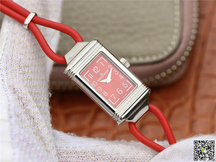 Jaeger-LeCoultre Reverso 3268560 MG Factory Stainless Steel Red Dial