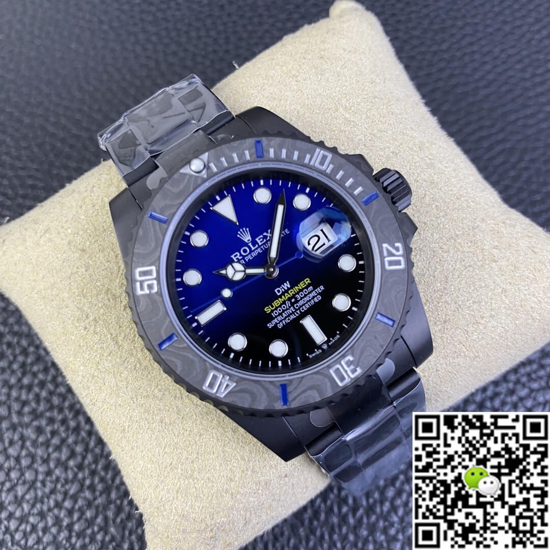Rolex Submariner VS Factory Carbon Fiber Blue Gradient Dial