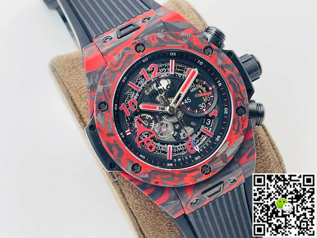 Hublot BIG BANG 411.QV.1123.NR.OVK21 HB Factory Carbon Fiber Red Case