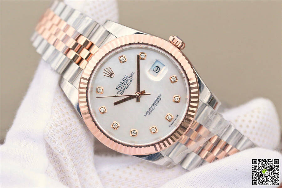 Rolex Datejust M126331-0014 EW Factory White Mother-Of-Pearl Dial