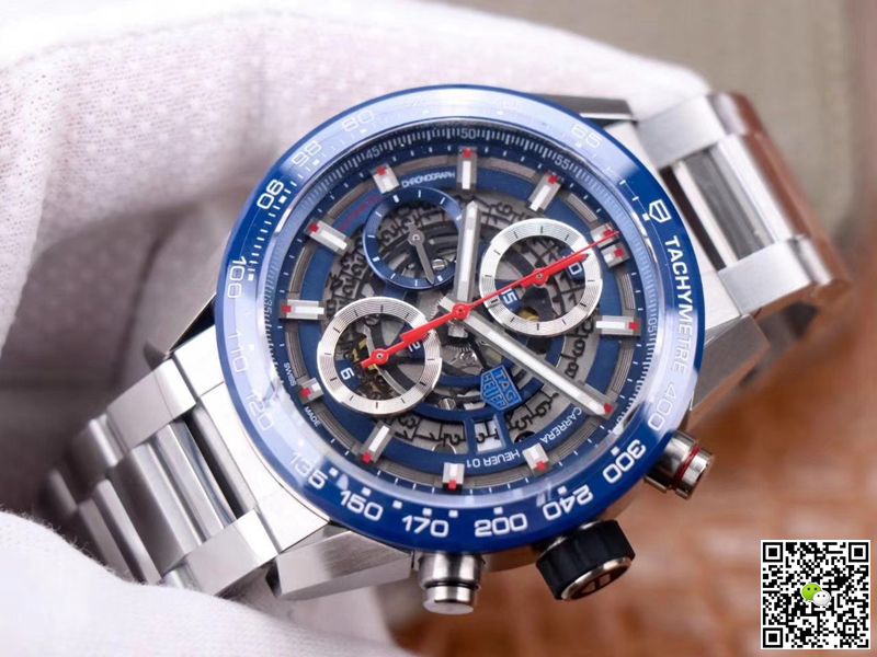 Tag Heuer Carrera Calibre Heuer 01 CAR201T.BA0766 Chronograph XF Factory Blue Dial