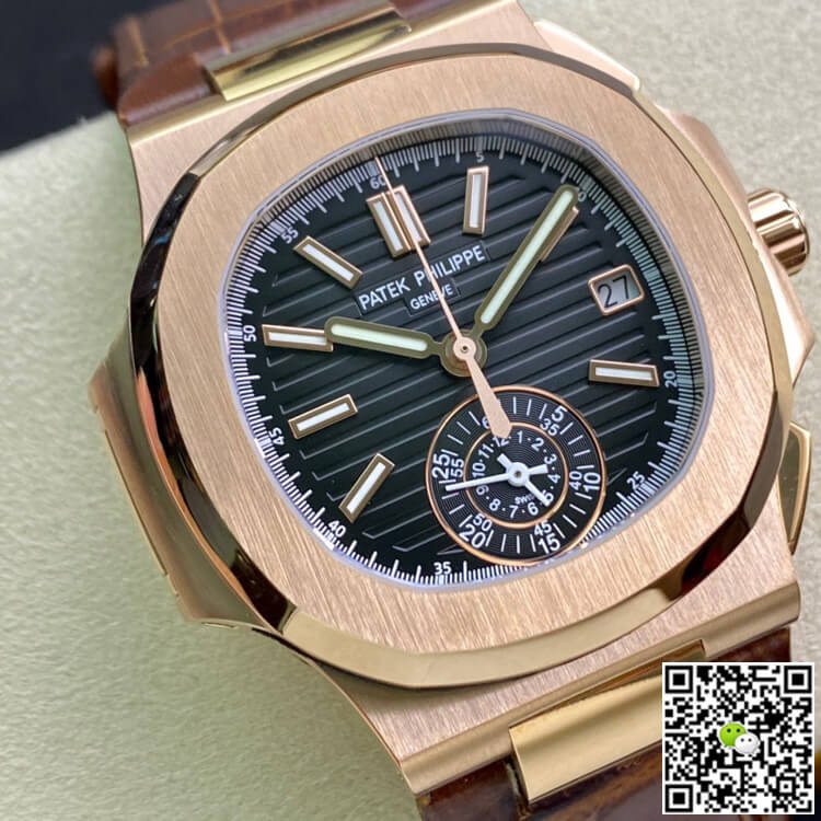 Patek Philippe Nautilus 5980 3K Factory V2 Black Dial