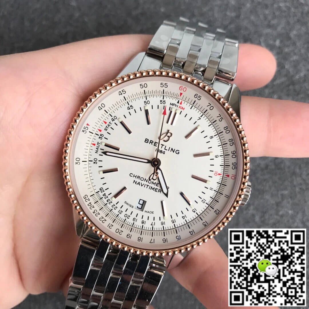 Breitling Navitimer 1 U17326211G1A1 V7 Factory White Dial
