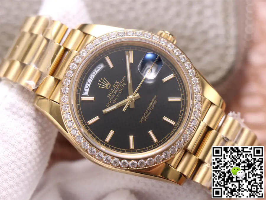 Rolex Day Date 40MM EW Factory Yellow Gold Diamond