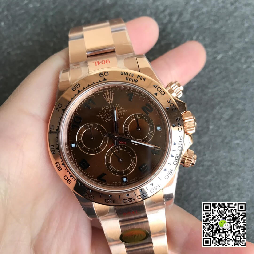 Rolex Daytona m116505-0011 Noob Factory Brown Dial