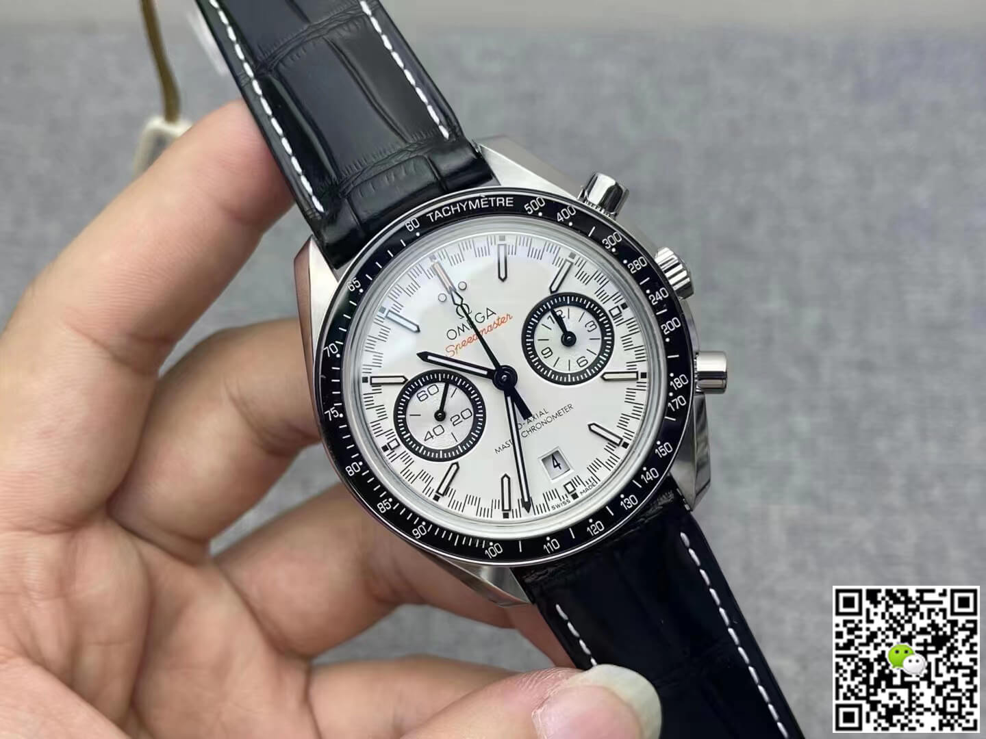 Omega Speedmaster Racing Chronograph 329.33.44.51.04.001 OM Factory White Dial