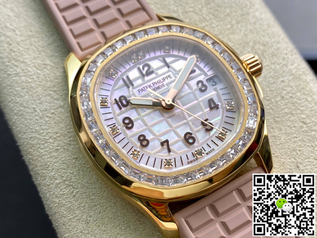 Patek Philippe Aquanaut 5072R-001 PPF Factory Rose Gold Mother Of Pearl Dial