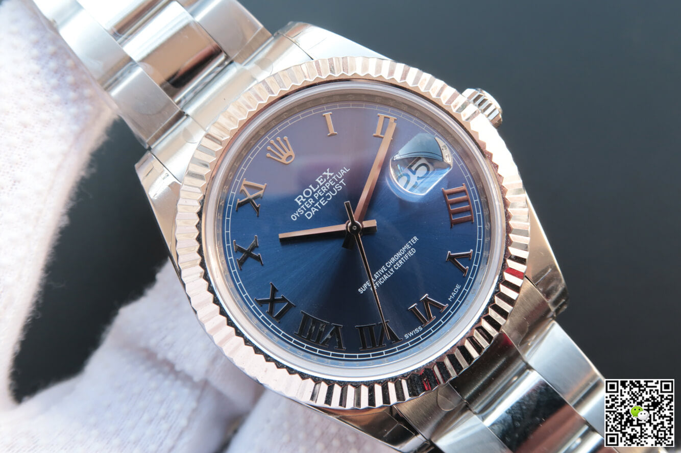 Rolex Datejust 116334 EW Factory Blue Dial