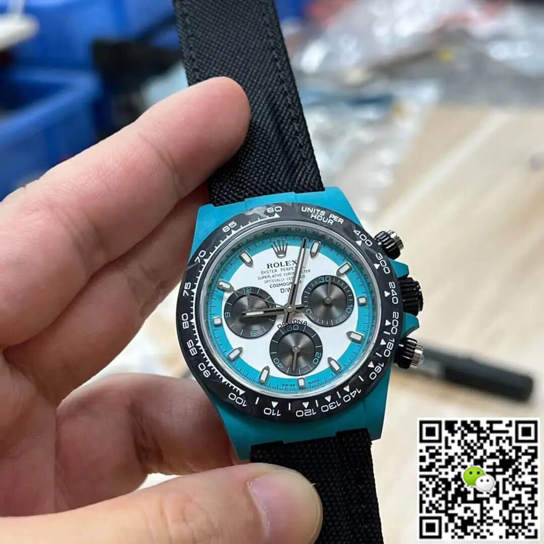 Rolex Daytona Diw Factory NTPT Carbon Fiber Blue Case
