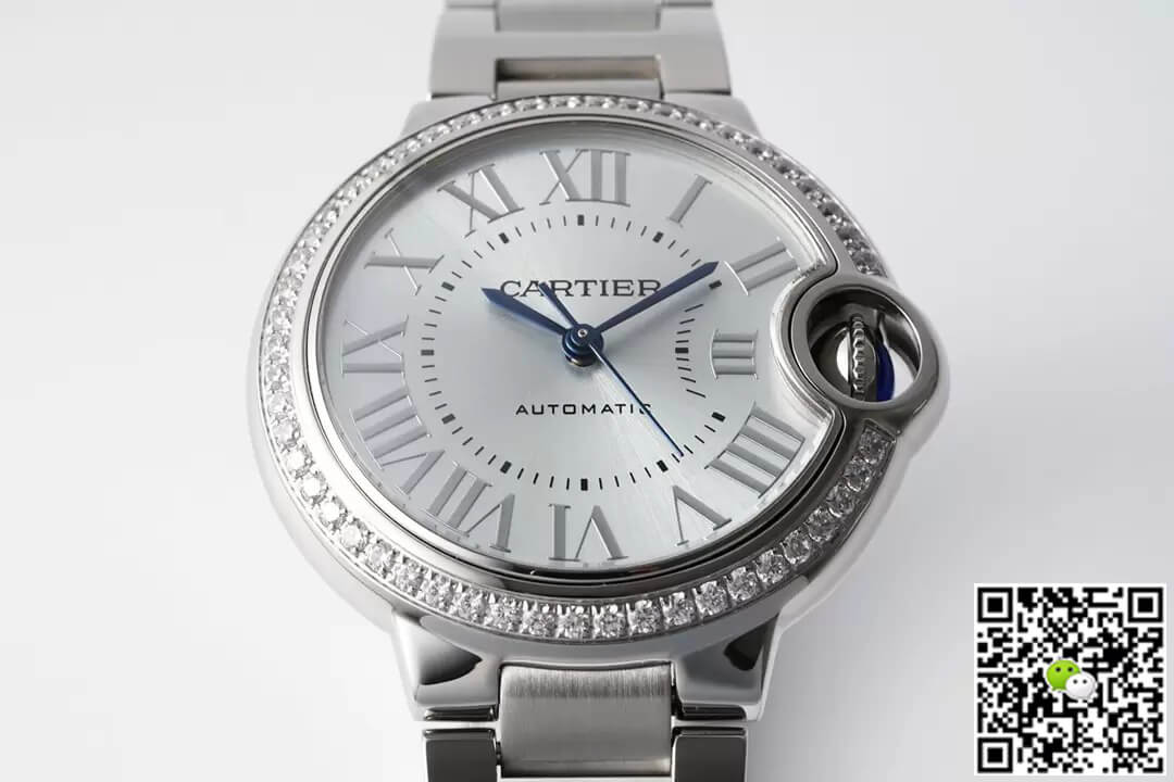 Ballon Bleu De Cartier W4BB0028 33MM AF Factory Diamond Bezel