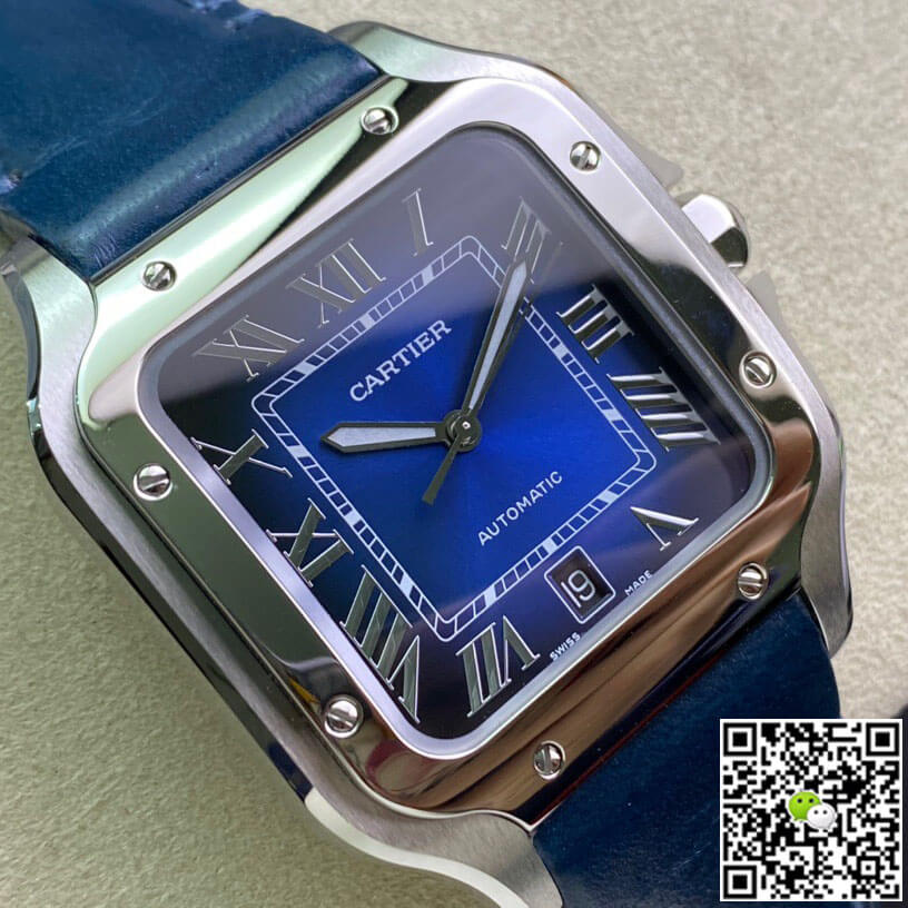 Cartier De Santos WSSA0030 BV Factory Blue Dial