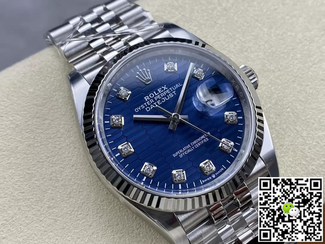 Rolex Datejust M126234-0057 36MM Clean Factory Blue Dial