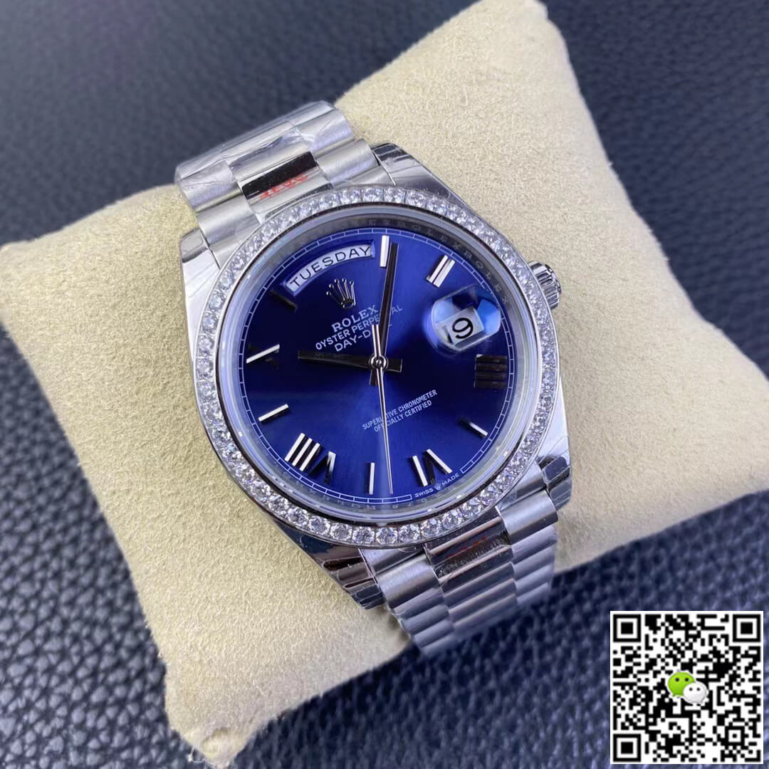 Rolex Day Date 228349RBR-0005 EW Factory Diamond Bezel