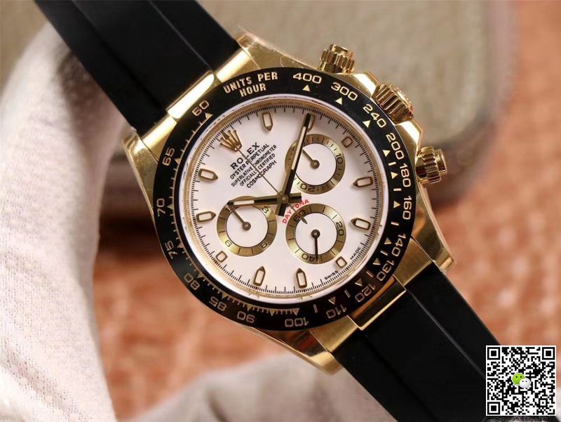 Rolex Daytona M116518LN-0041 Noob Factory White Dial 4130 Movement