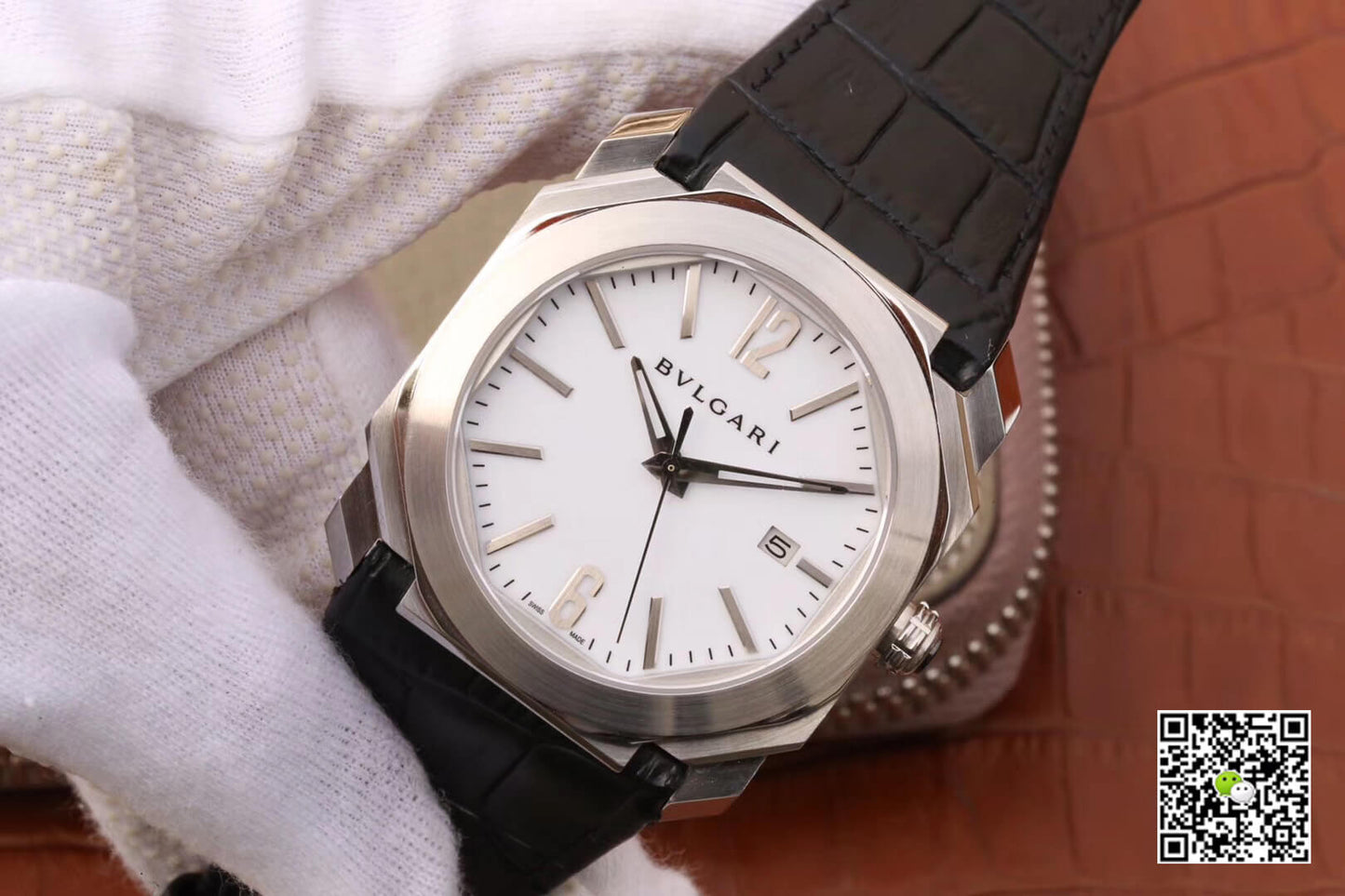 Bvlgari Octo 102779 OC41C6SLD White Dial