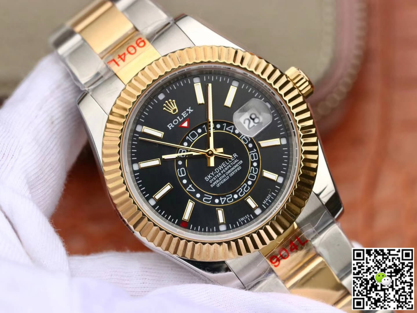 Rolex Sky Dweller M326933-0002 Noob Factory Black Dial