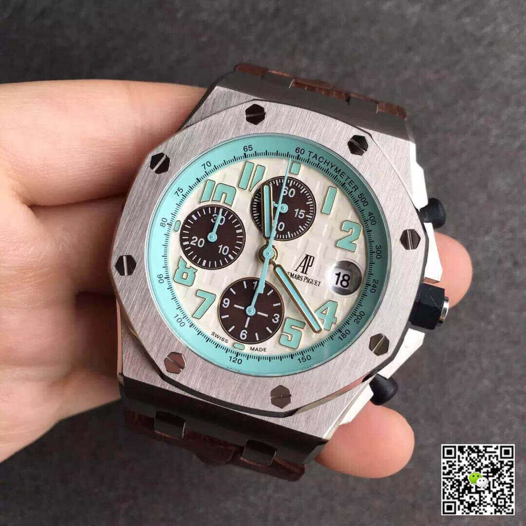 Audemars Piguet Royal Oak Offshore 26187ST.OO.D801CR.01 JF Factory White Dial