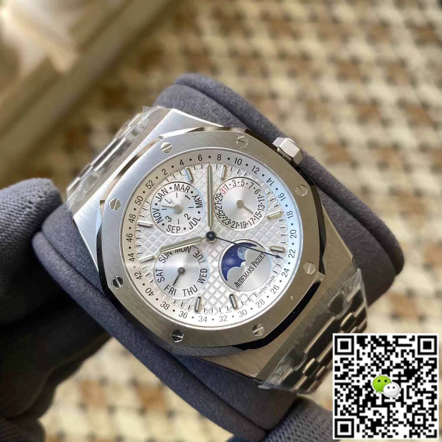 Audemars Piguet Royal Oak 26574ST.OO.1220ST.001 APS Factory White Dial