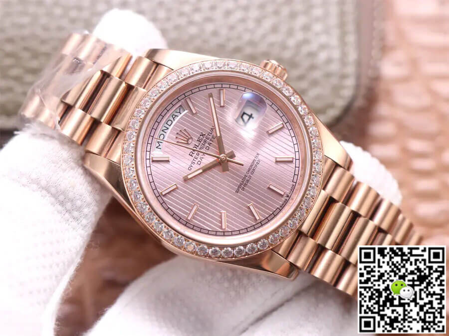 Rolex Day Date M228345RBR-0010 EW Factory Rose Gold