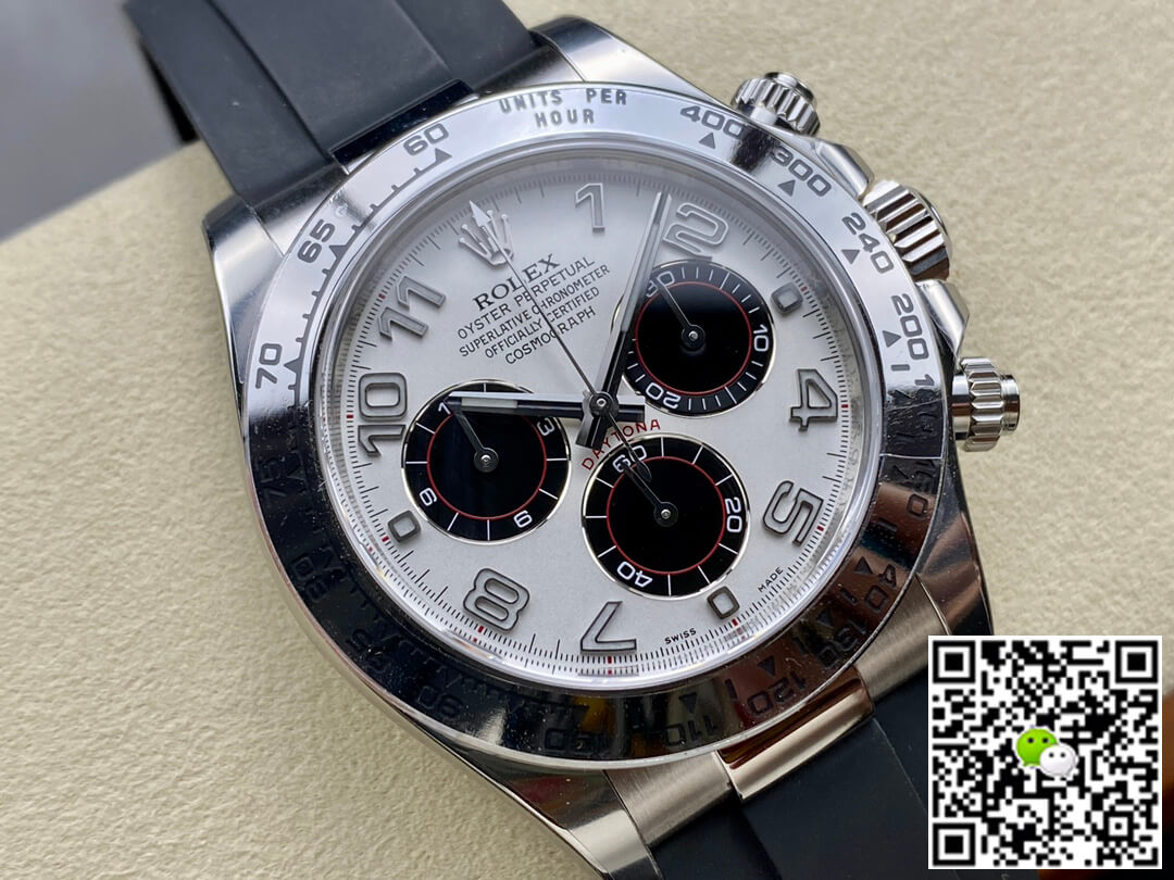 Rolex Cosmograph Daytona 116519 Clean Factory Silvery White Dial