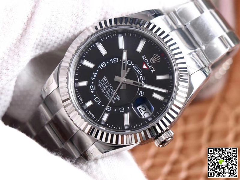 Rolex Sky Dweller M326934-0005 Noob Factory Black Dial