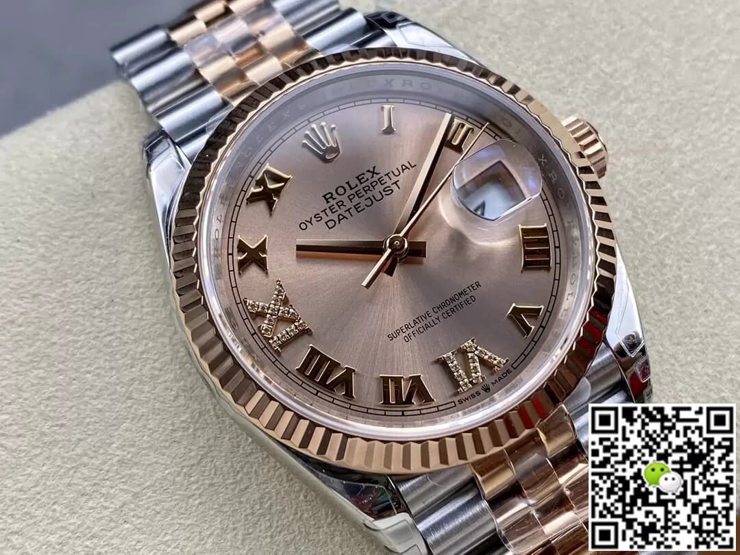 Rolex Datejust M126231-0027 36MM VS Factory Rose Gold
