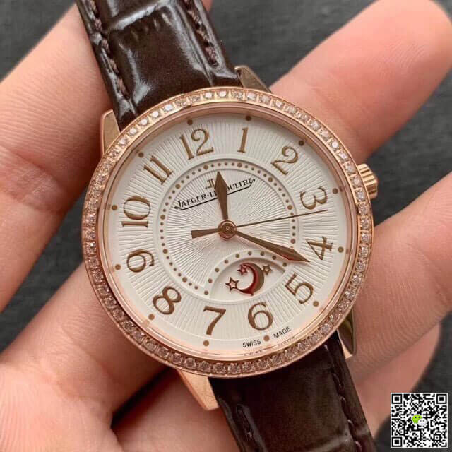 Jaeger LeCoultre Rendez Vous 3442440 ZF Factory Rose Gold Silver Dial