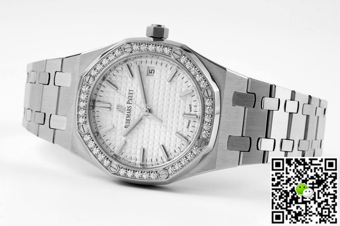 Audemars Piguet Royal Oak 77350ST 8F Factory Diamond-set Bezel