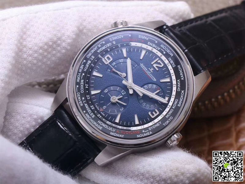 Jaeger LeCoultre Polaris Geographic WT 904847Z ZF Factory Blue Black Gradient Dial