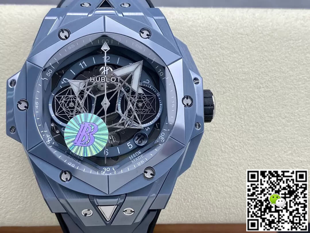 Hublot Big Bang Sang Bleu II 418.FX.8007.RX.MXM21 BB Factory Gray Ceramic