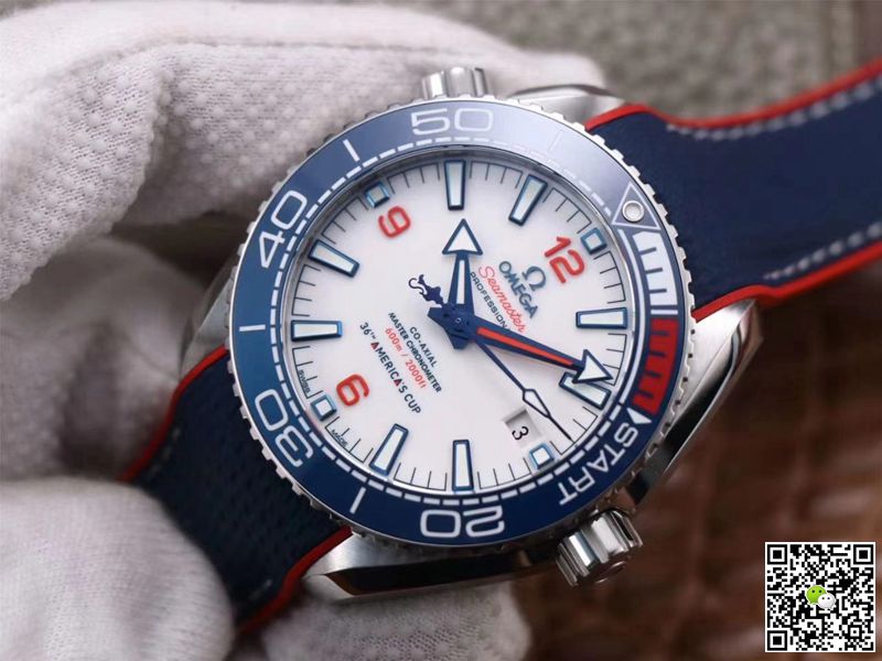 Omega Seamaster Planet Ocean 36th America’s Cup Limited Edition VS Factory White Dial