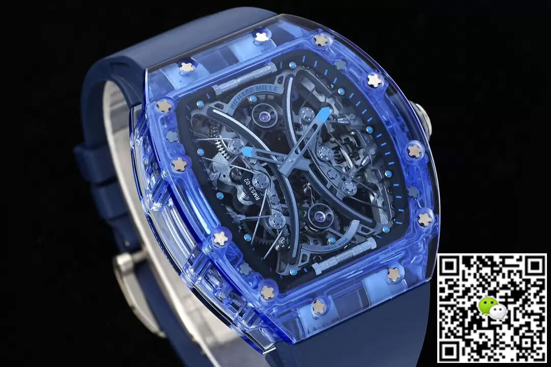 Richard Mille RM053-02 Tourbillon RM Factory Blue Skeleton Dial