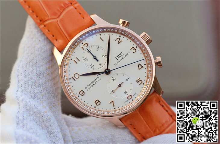 IWC Portuguese ZF Factory Orange Cowhide Strap