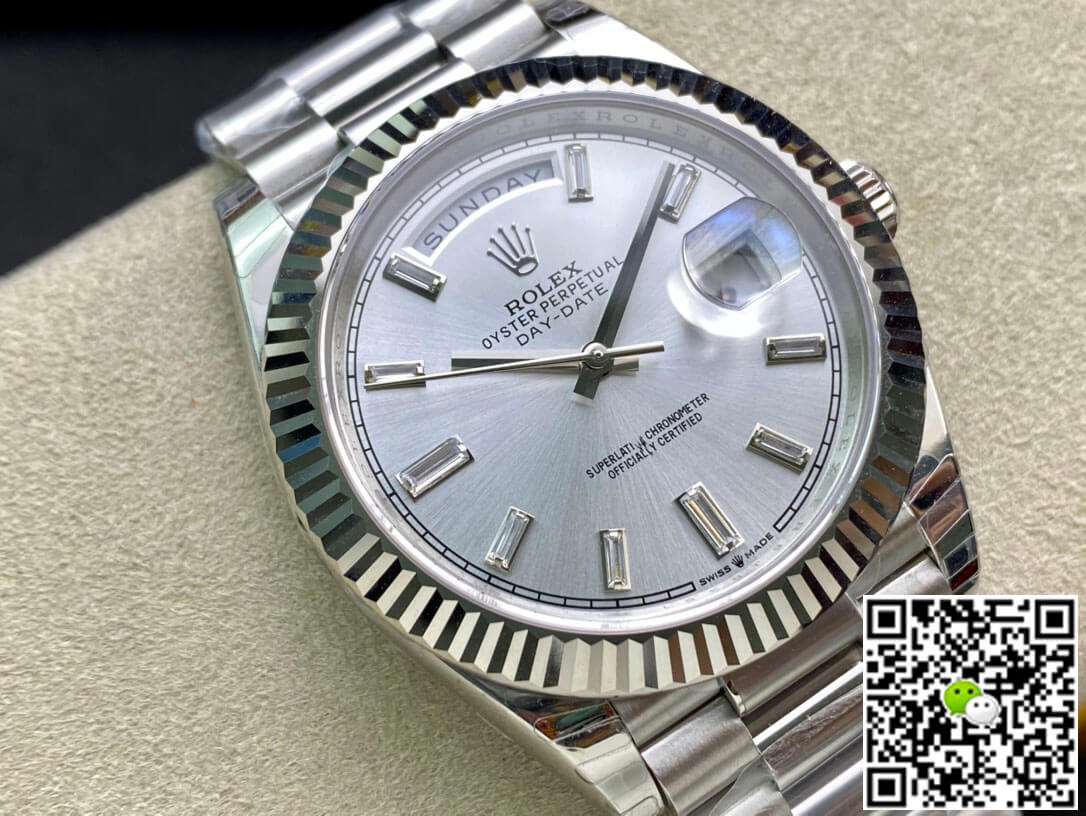 Rolex Day Date M228239-0003 EW Factory Silver Dial