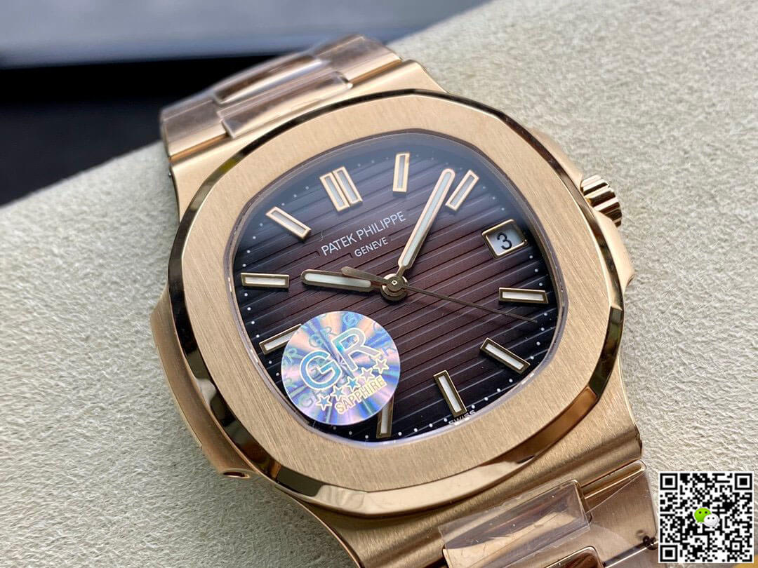 Patek Philippe Nautilus 5711/1R-001 GR Factory V2 Rose Gold Brown Gradient Dial