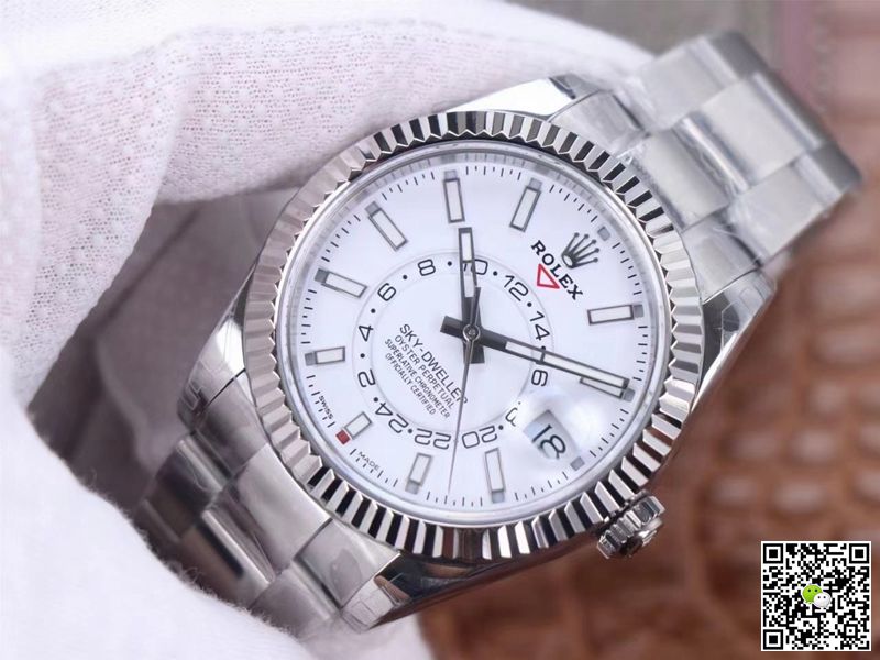 Rolex Sky Dweller M326934-0001 Noob Factory White Dial