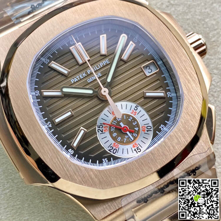 Patek Philippe Nautilus 5980-1R 3K Factory V2 Rose Gold
