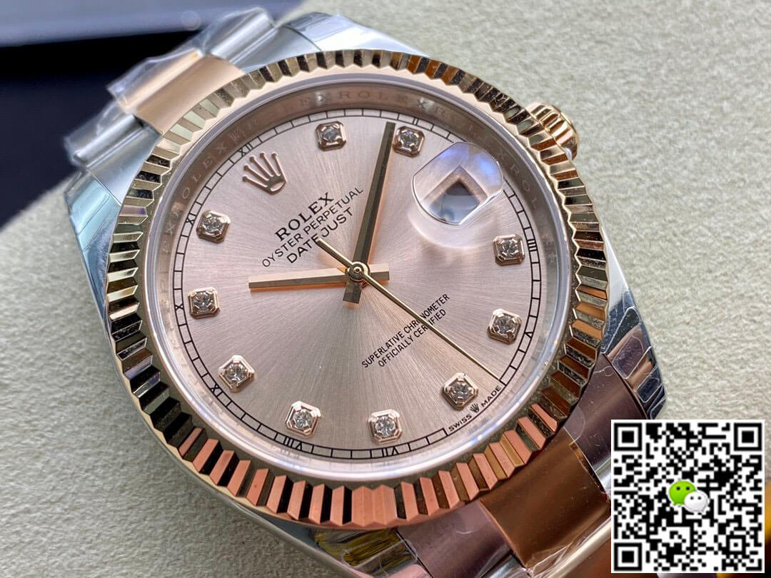 Rolex Datejust M126331-0007 41MM EW Factory V3 Rose Gold