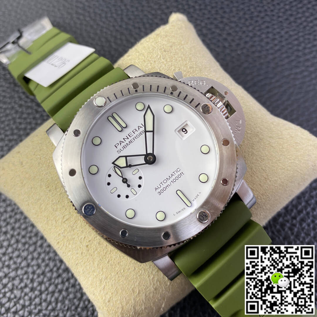SBF Panerai Submersible PAM01226 VS Factory Green Strap