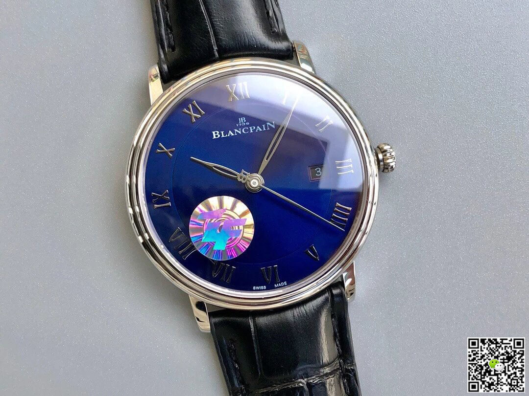 Blancpain Villeret 6551-1127-55B ZF Factory Blue Dial