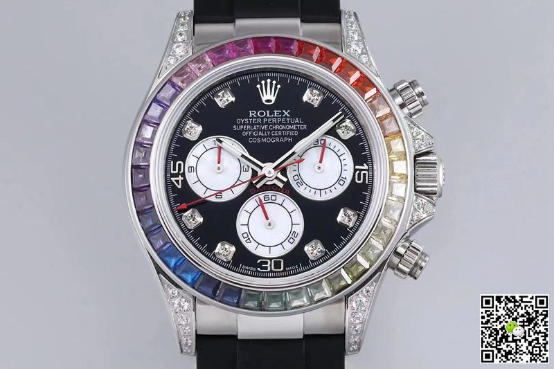 Rolex Daytona 116599RBOW BL Factory Black Dial