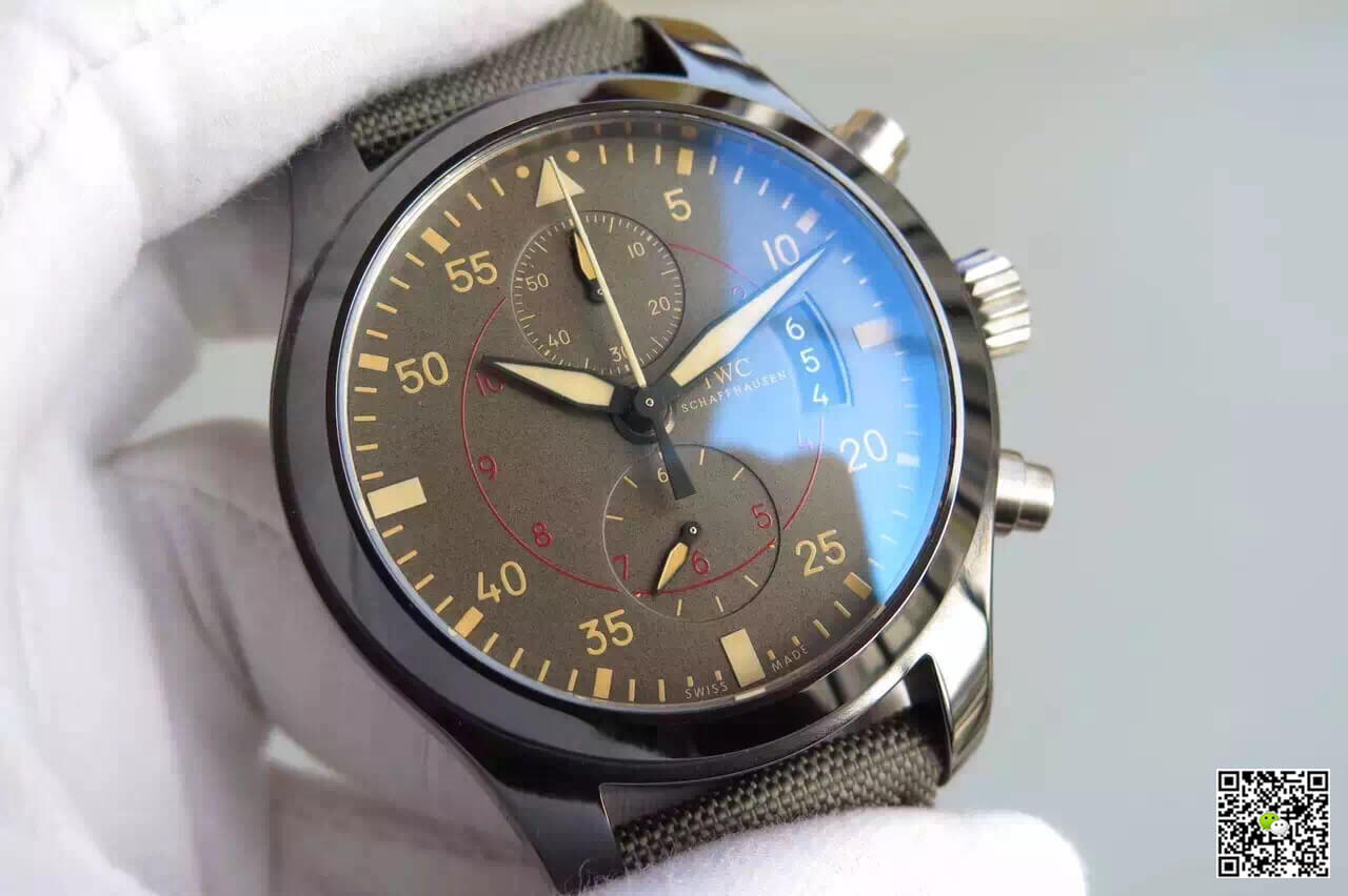 IWC Pilot IW388002 V6 Factory Charcoal Gray Dial